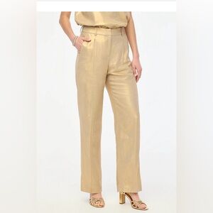 J Crew pleated wide leg pants. New with tags